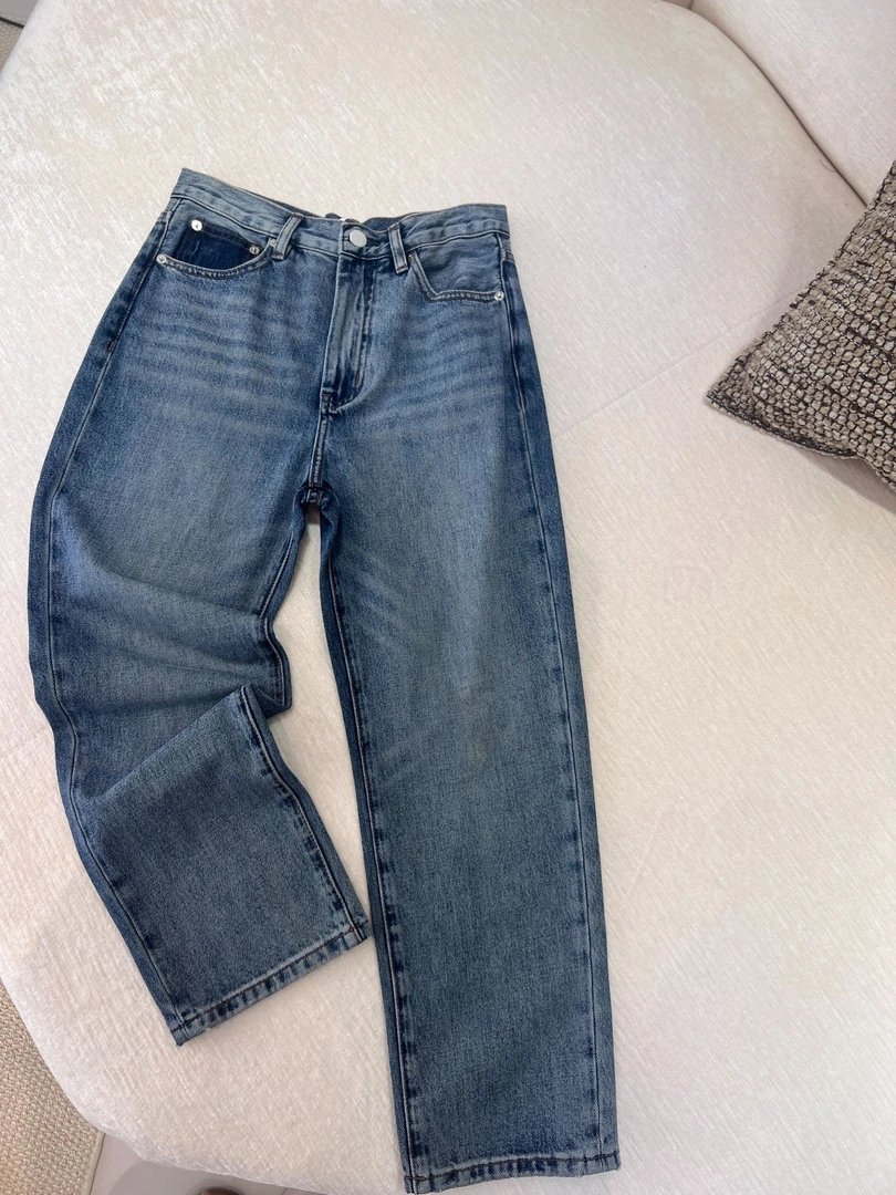 Singularity Me 九分裤小脚裤复古水洗口袋阴影潮牛仔裤 6S 50002