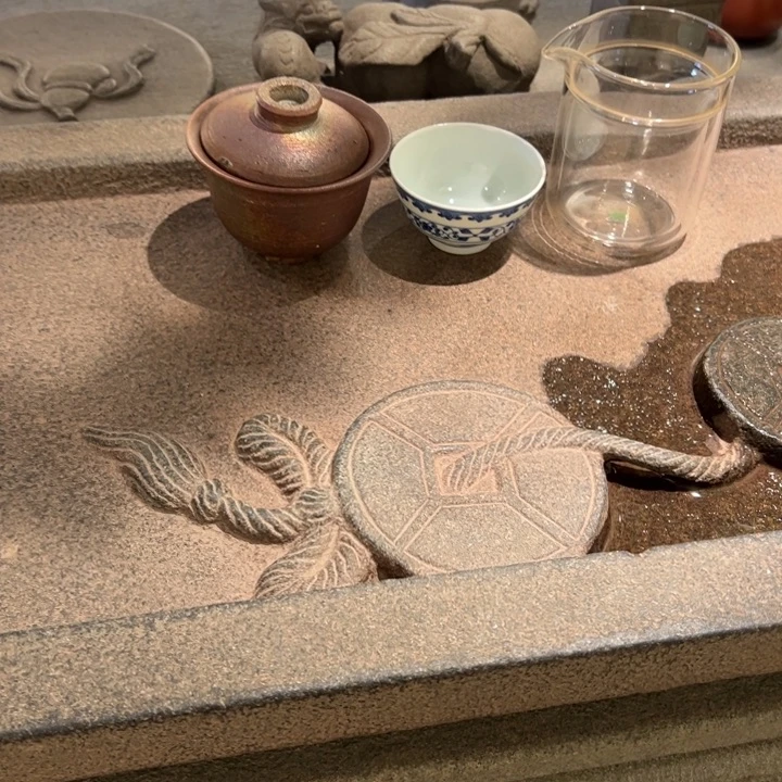 石材唐**山茶盘福建青石