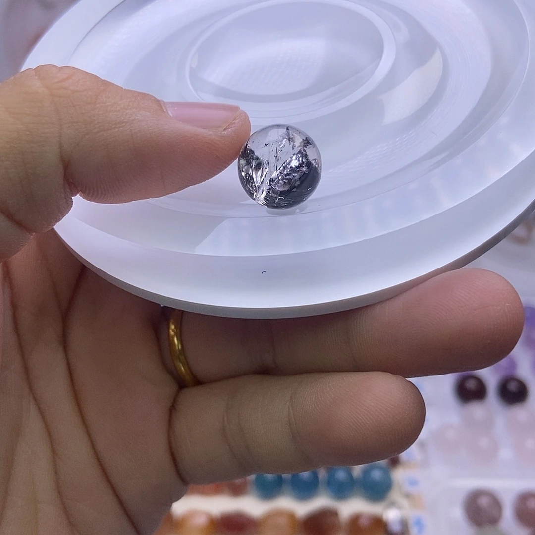 啾***啾未镶嵌手串水晶定制打孔不退换