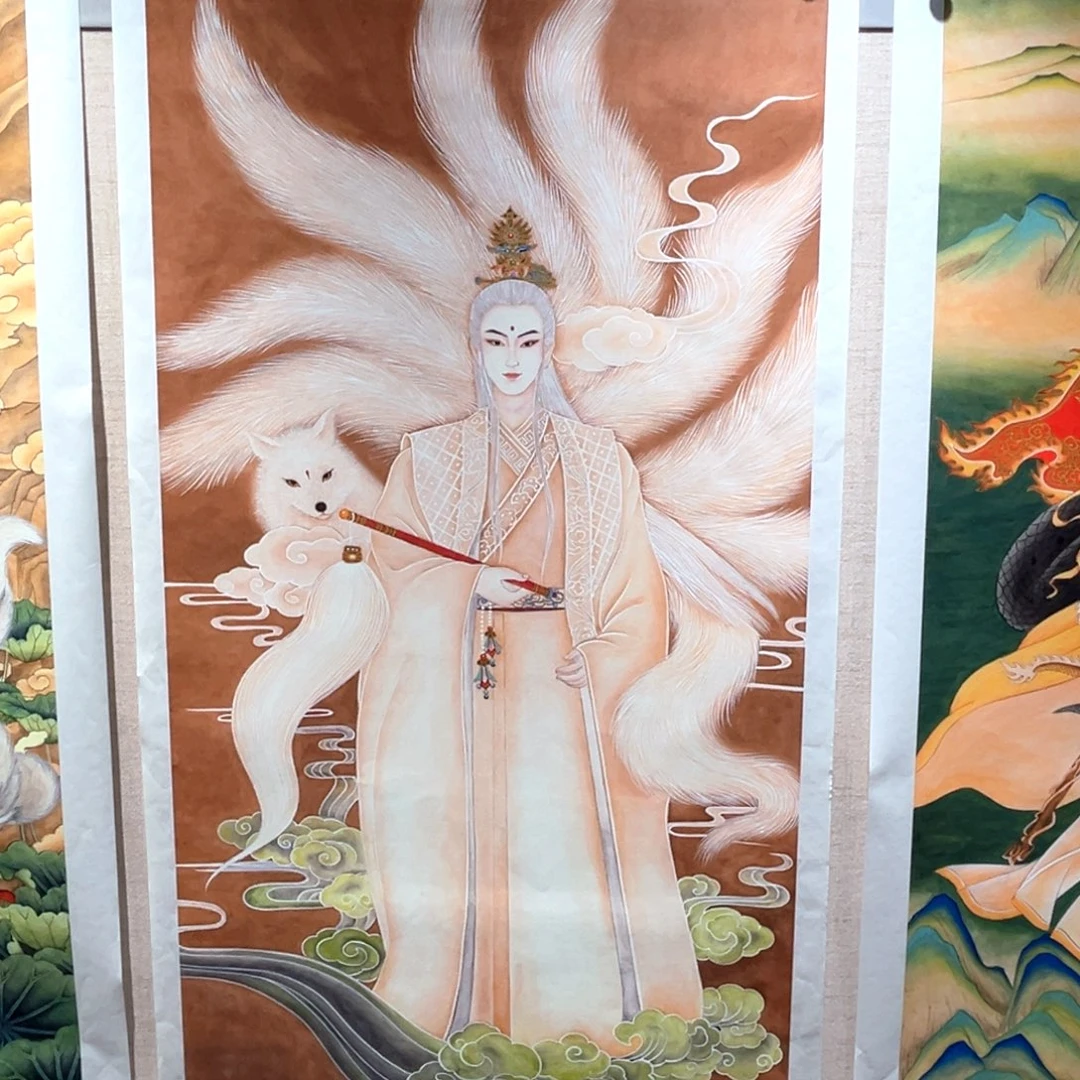 风***静国画李老师九公子作品