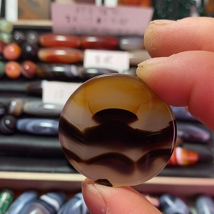 玛瑙/玉髓合金颈饰