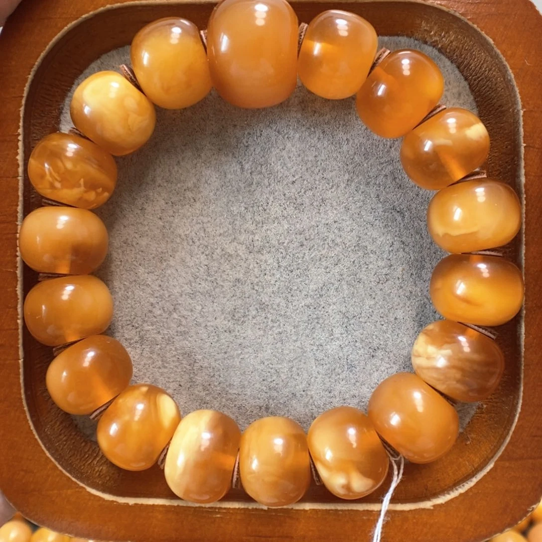 未镶嵌蜜蜡手串蜜蜡手串