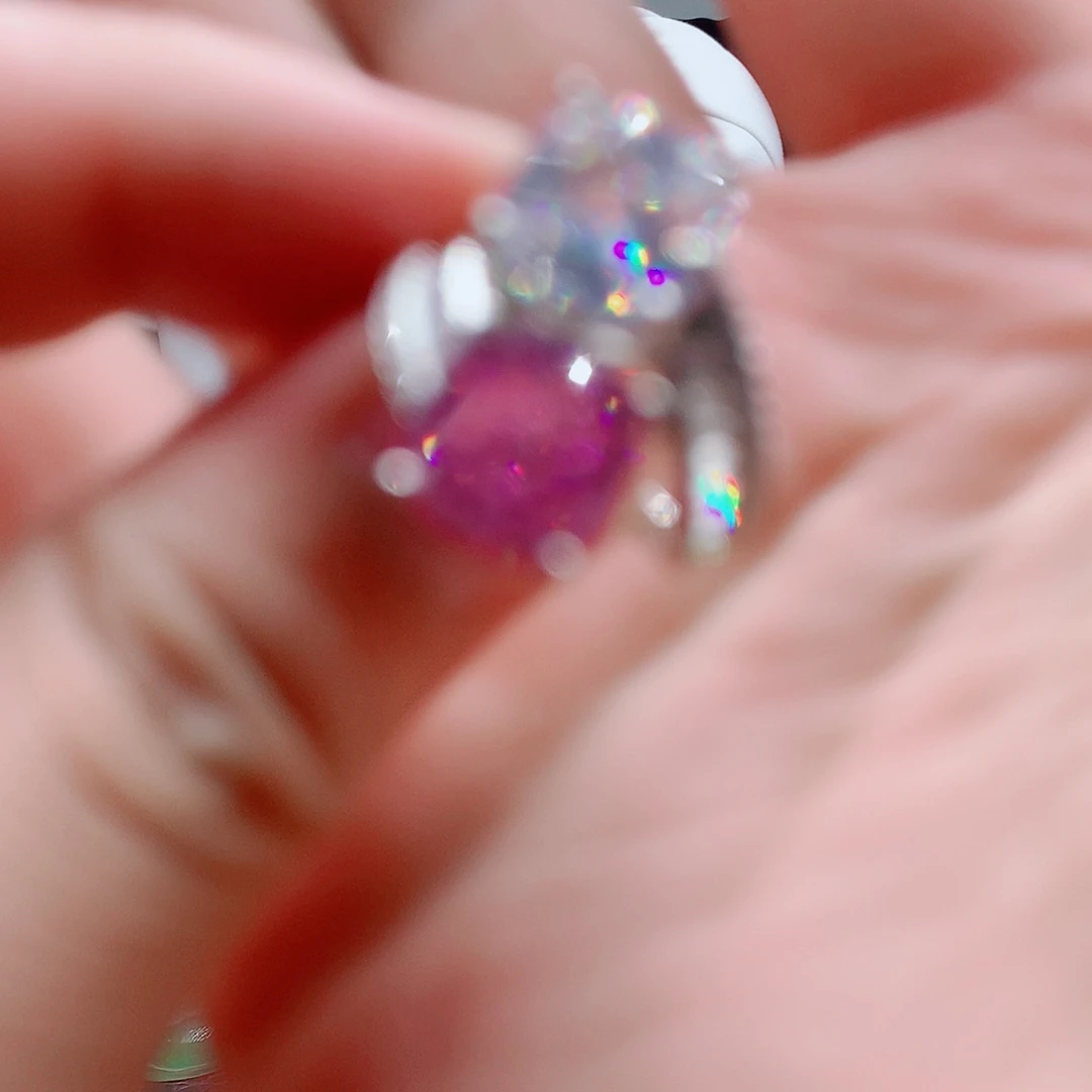 14K金镶嵌耳饰托帕石