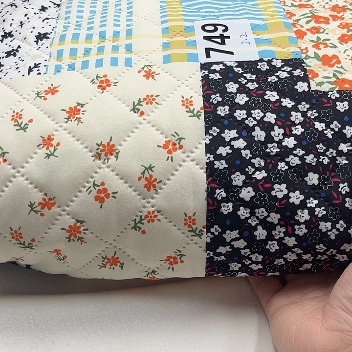 749厚款秋冬夹棉拼布2.2m