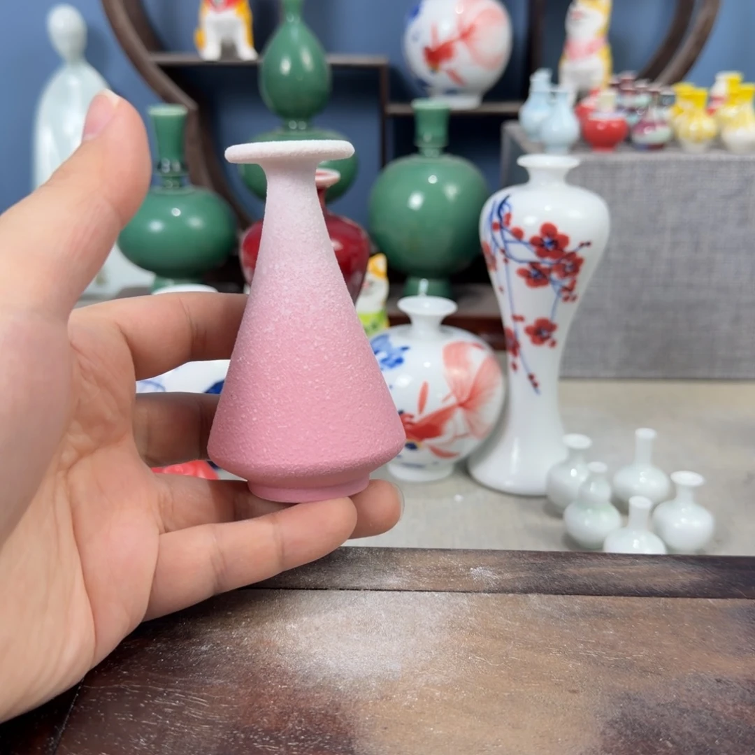 陶瓷手工小花器摆件