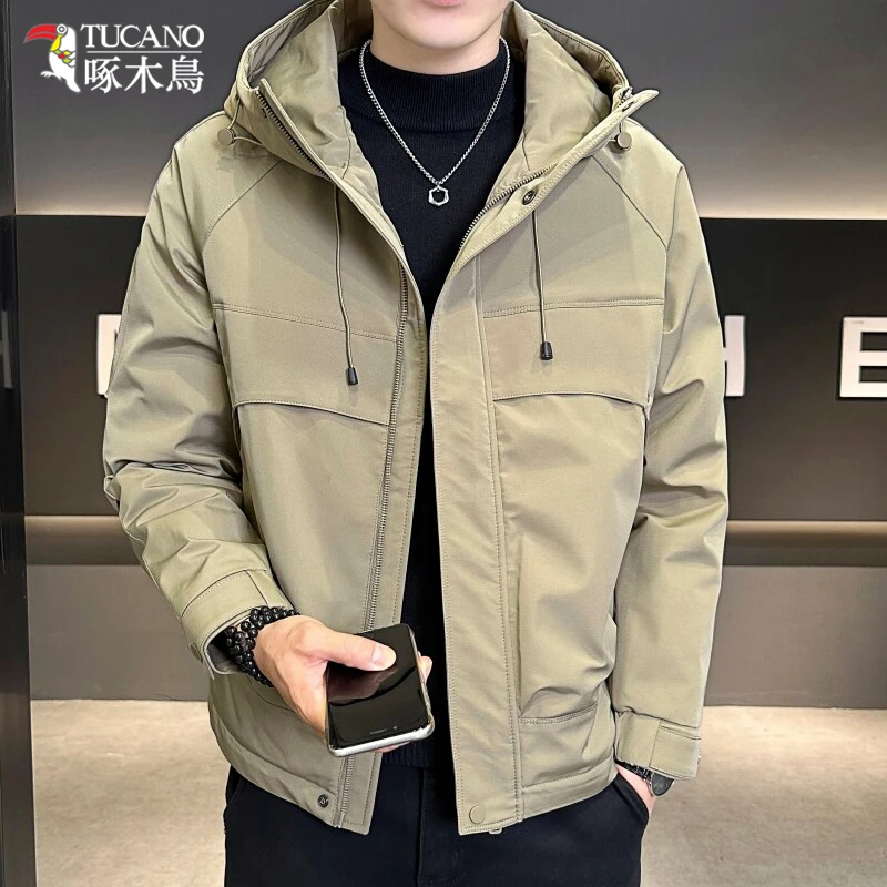 TUCANO/啄木鳥时尚潮流连帽夹克男青年宽松百搭休闲工装外套1918