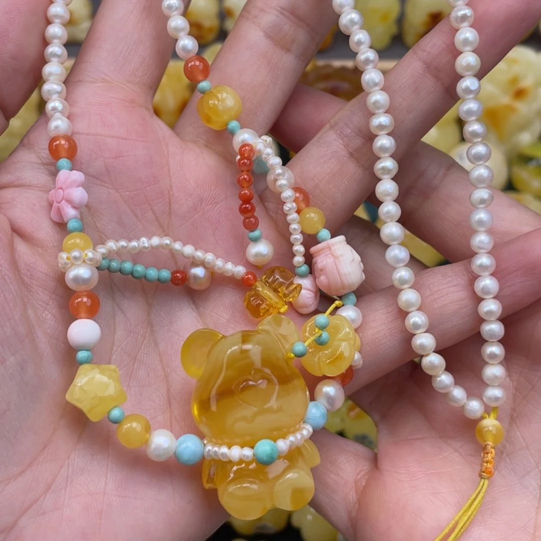 裸石琥珀未镶嵌蜜蜡