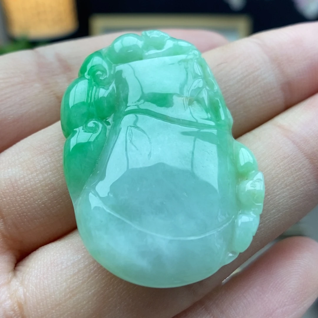 翡翠未镶嵌颈饰吊坠15