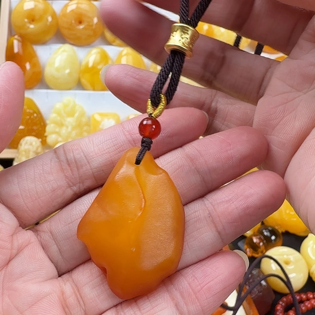 未镶嵌颈饰蜜蜡蜜蜡