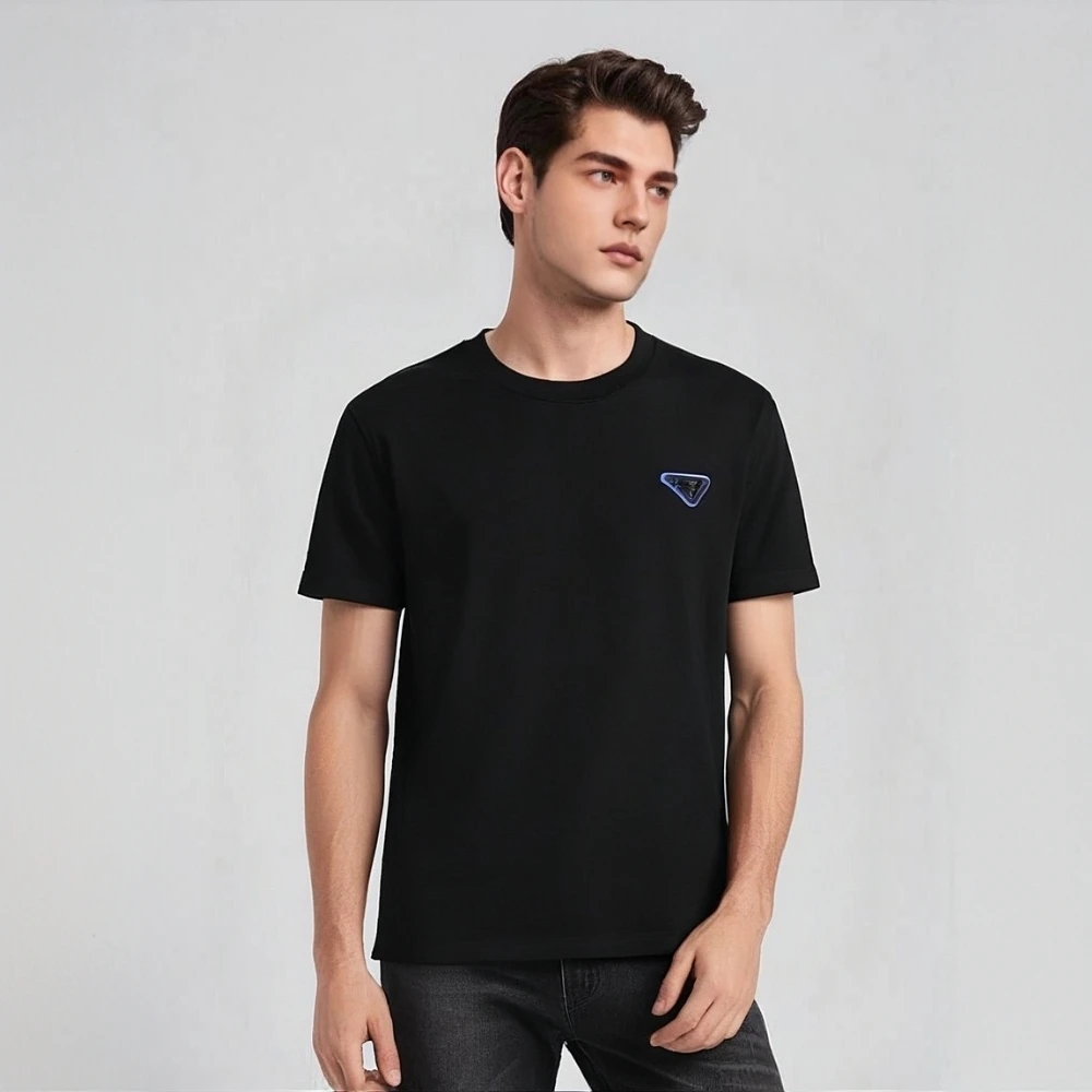 CREAZIONI克莱切尼青蛙新款男士印花夏季t恤休闲t恤透气男式