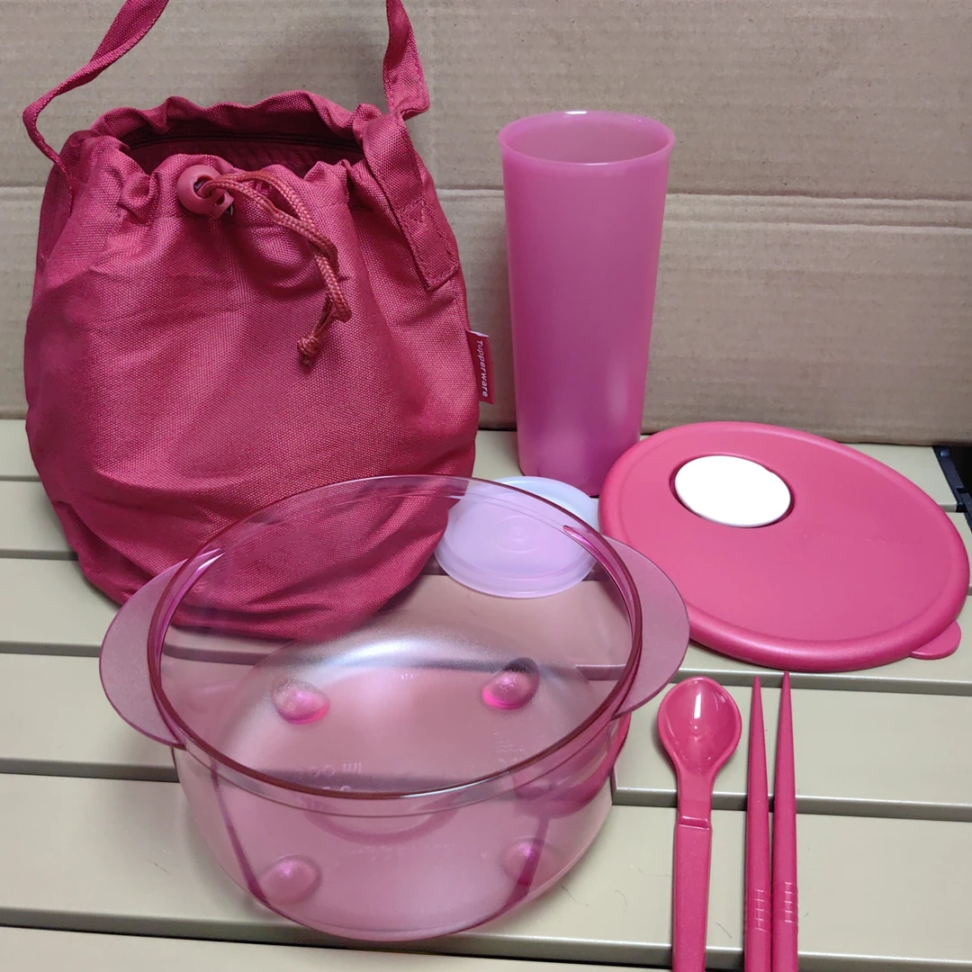 800毫升欢宴微波套装   海淘老款绝版款     紫红色