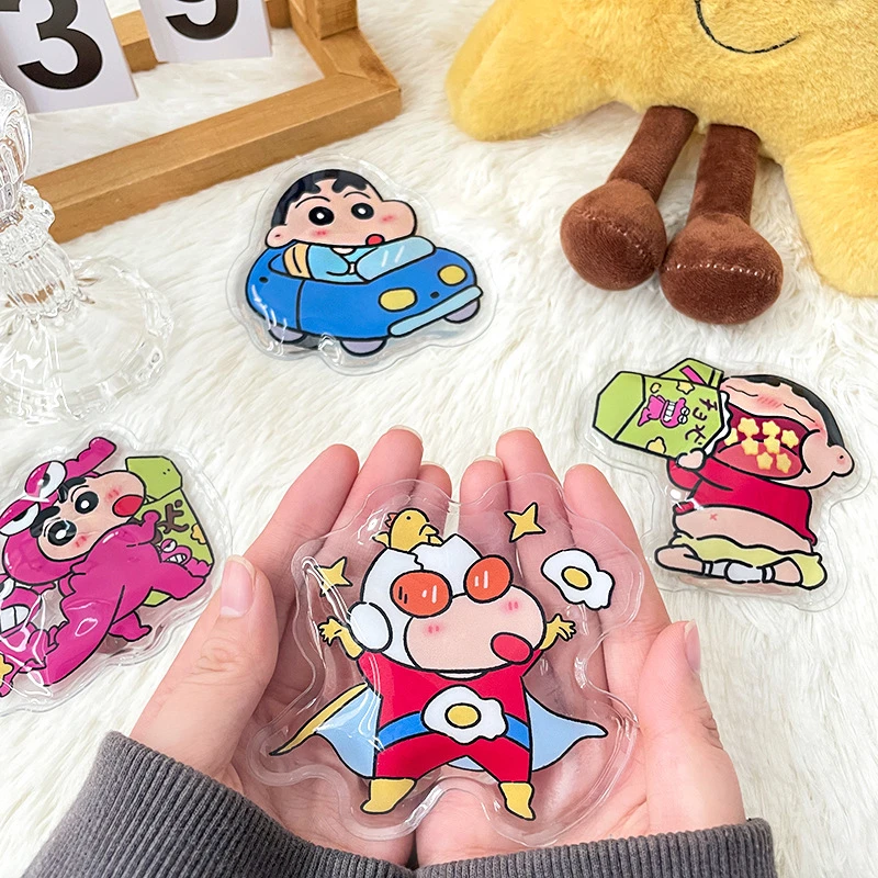 【佳宝】蜡笔小新暖宝宝掰掰热可爱卡通学生取暖神器迷你便携自发热