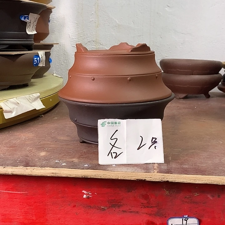 紫砂花盆今天下午