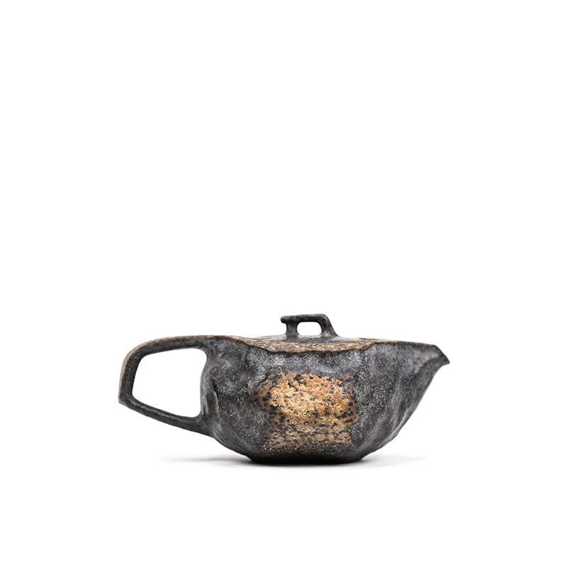 至信堂大师手工冰碛岩石茶壶高端雕刻茶器家用收藏