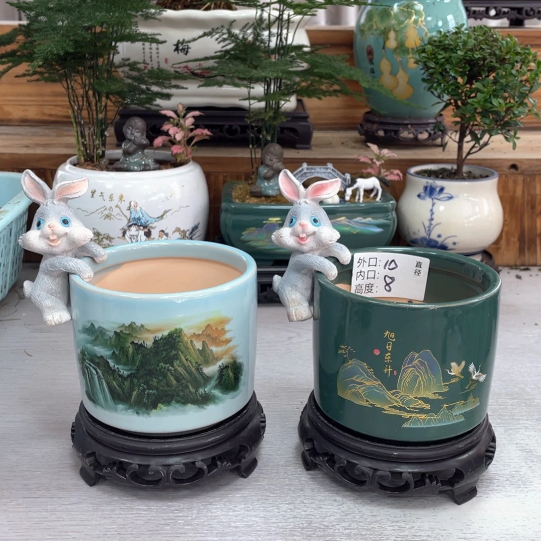 陶瓷花盆紫砂艺术花盆