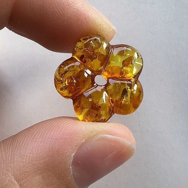 琥珀（花珀）颈饰未镶嵌用****2