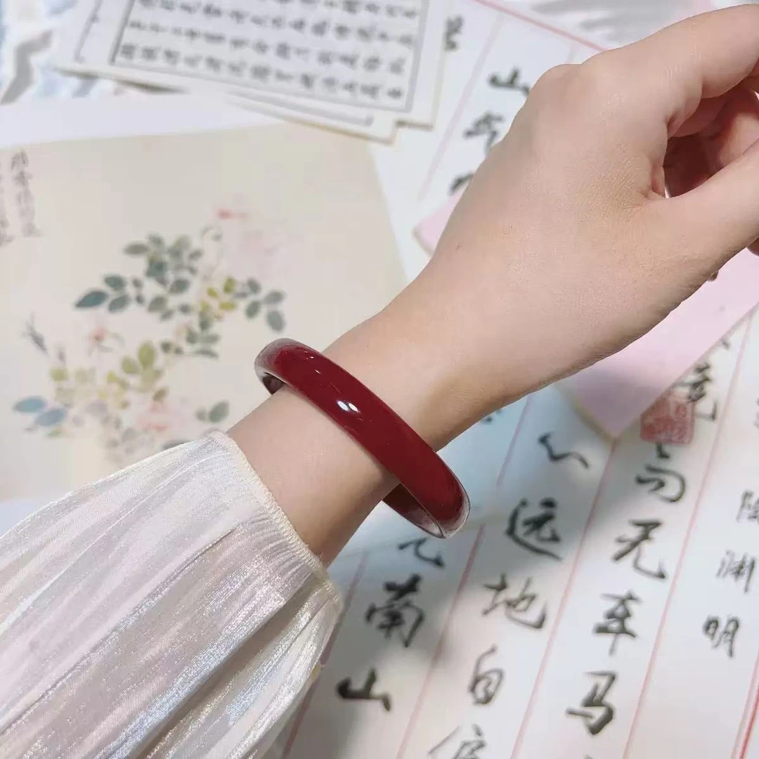 非金属玻璃手镯 (10-12M扁镯)对对碰混拆琉璃手镯