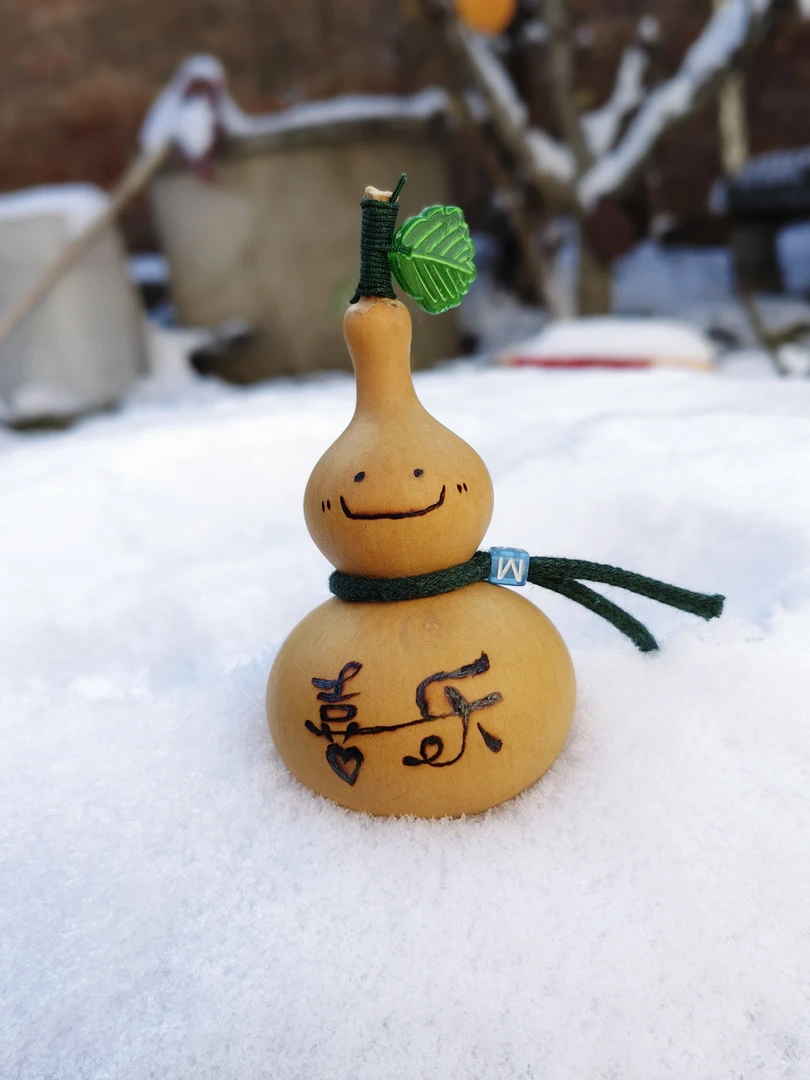 生长天然小葫芦，可爱摆件手把挂件