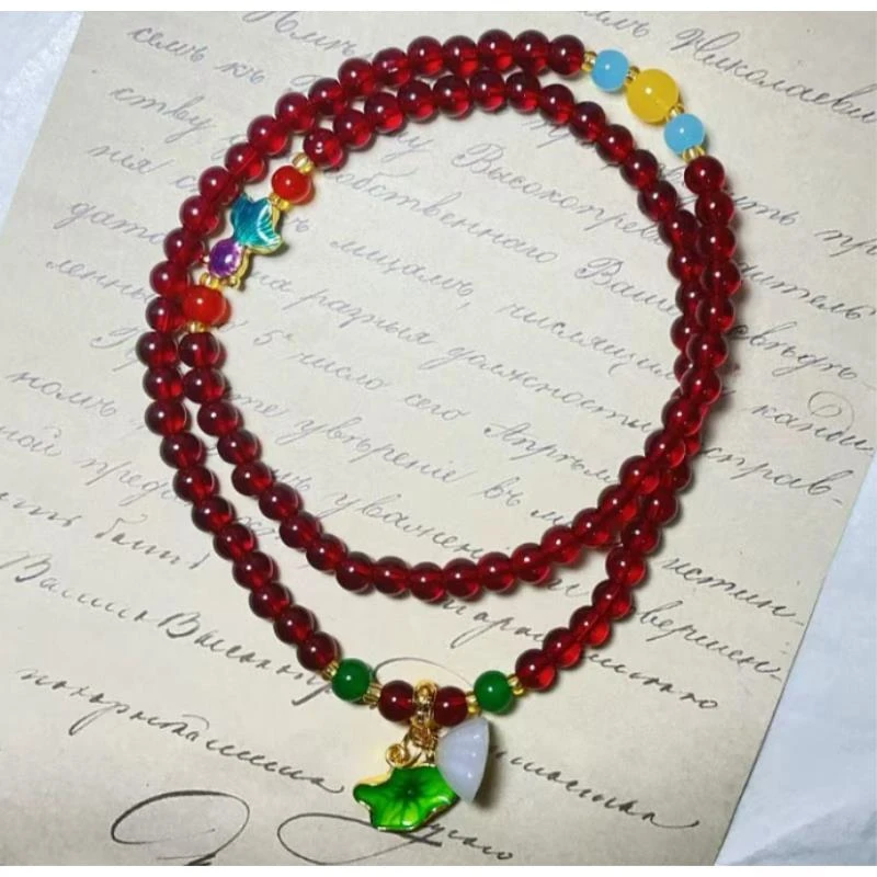 紫乌石榴石荷叶多圈S1266 无礼盒