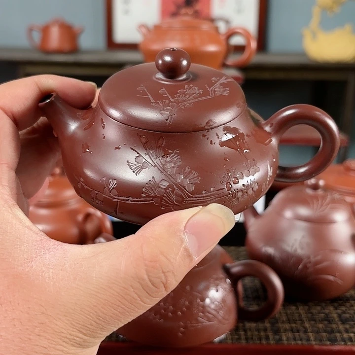 苗*宜兴原矿手工紫砂壶