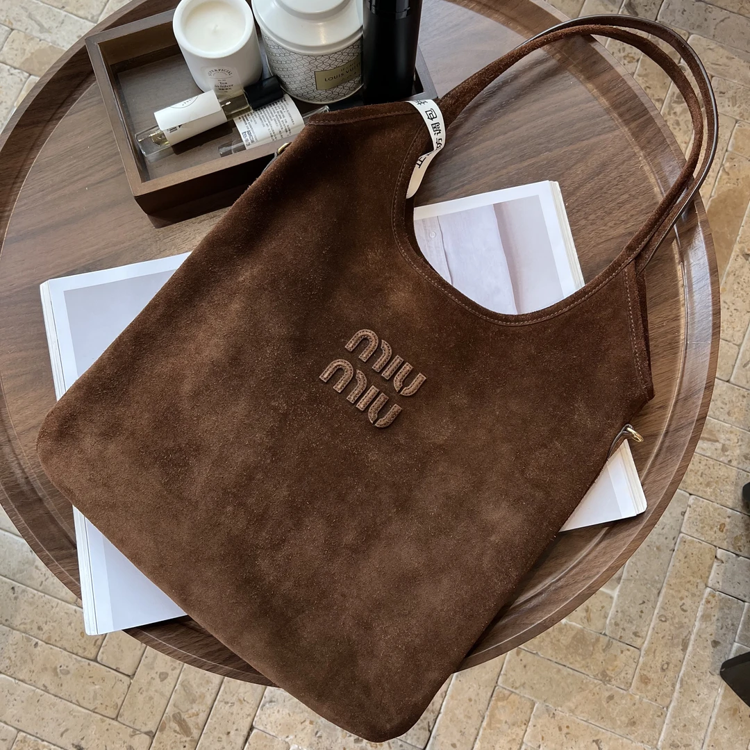 99新 MIU MIU/缪缪 Ivy麂皮绒面皮革手袋 99新 42941225