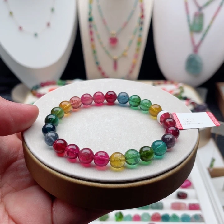 未镶嵌手链碧玺碧玺手链