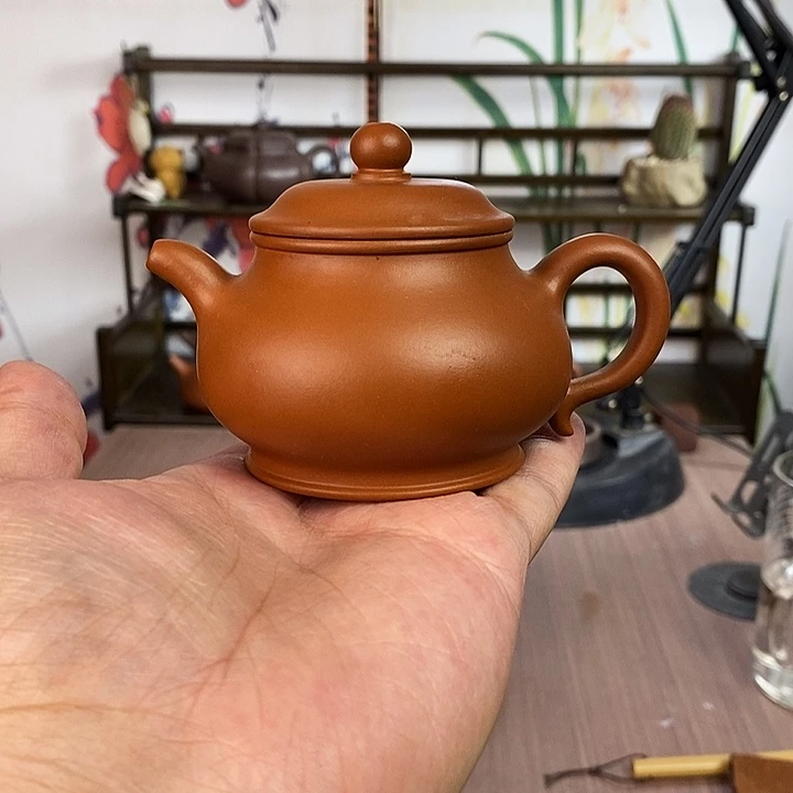 小红泥手工精制潘壶150cc