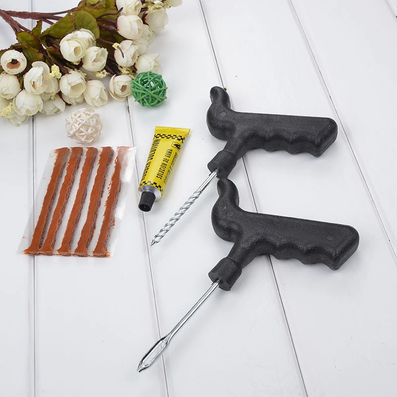 补胎工具汽车套装电动车轮胎摩托车工具带补胎胶条胶水补胎真空