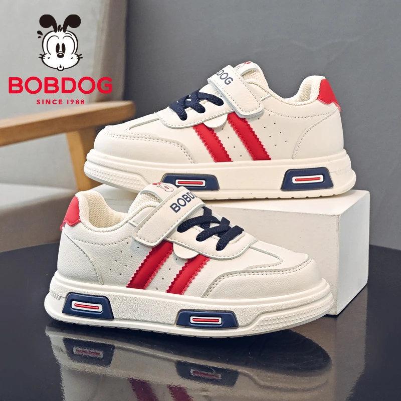 巴布豆百搭休闲童鞋儿童板鞋2025新款秋季女孩校园小白鞋男童鞋子