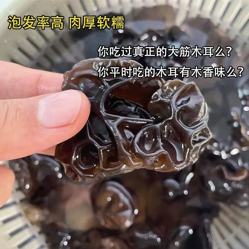 【吴老二专属】沂蒙山头茬黑木耳多规格