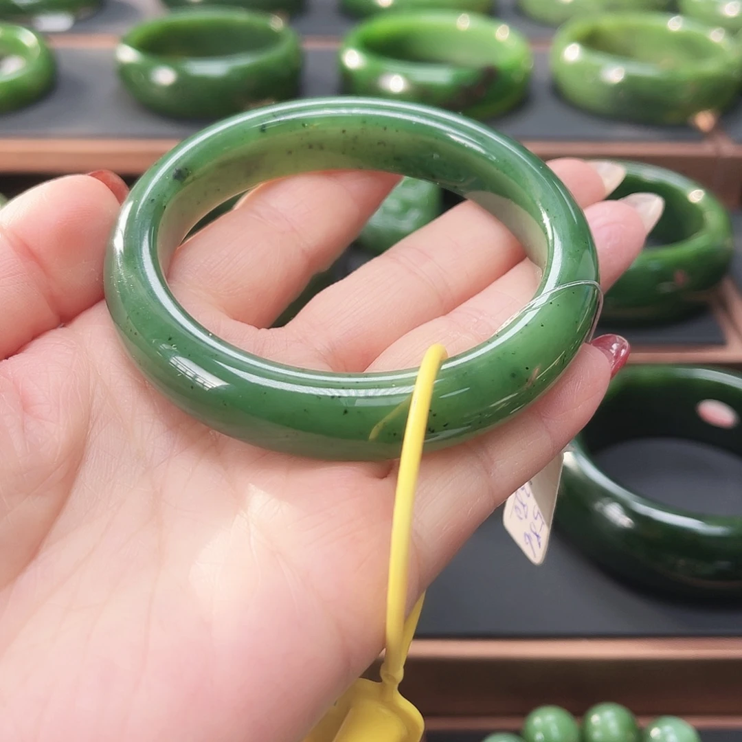 和田玉（碧玉）未镶嵌手镯57-63