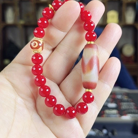 玛瑙/玉髓颈饰合金