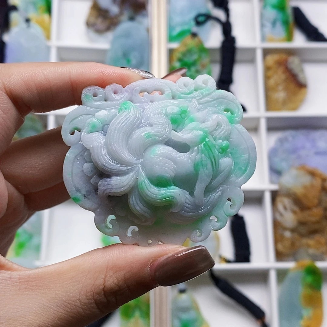 定制翡翠未镶嵌天然翡翠A货