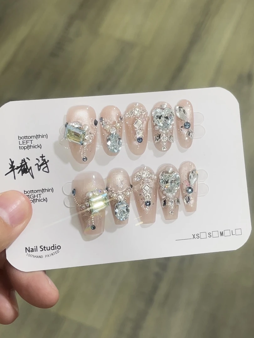 【半截诗】施华洛华子高级可拆卸式穿戴甲