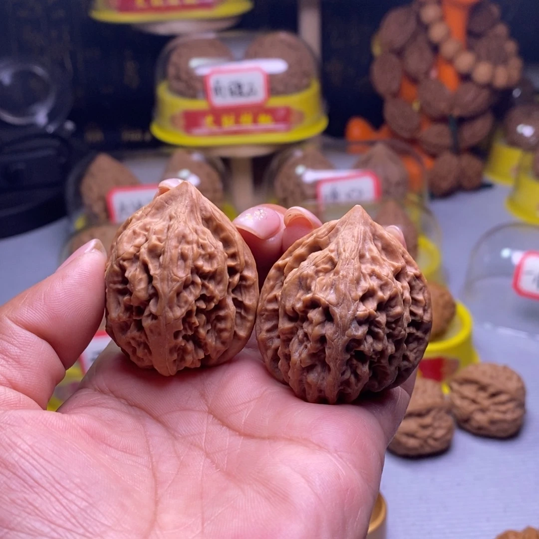 把件文玩核桃紫**ღ老鸡心