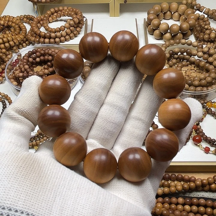 檀香木手串/手链2.0老山檀香横纹虎皮