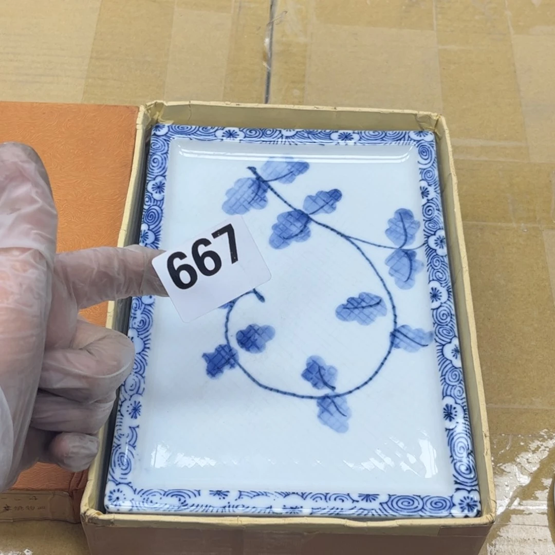 瓷片摆件工艺品摆件666