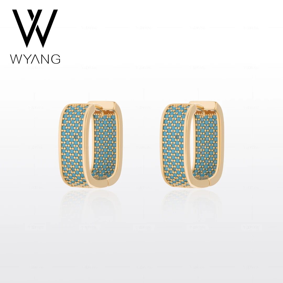 WYANG午漾 轻奢小众方形耳环F762