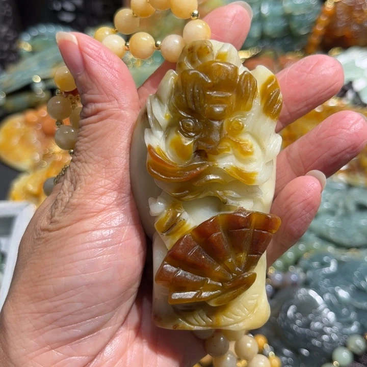岫玉未镶嵌毛衣链