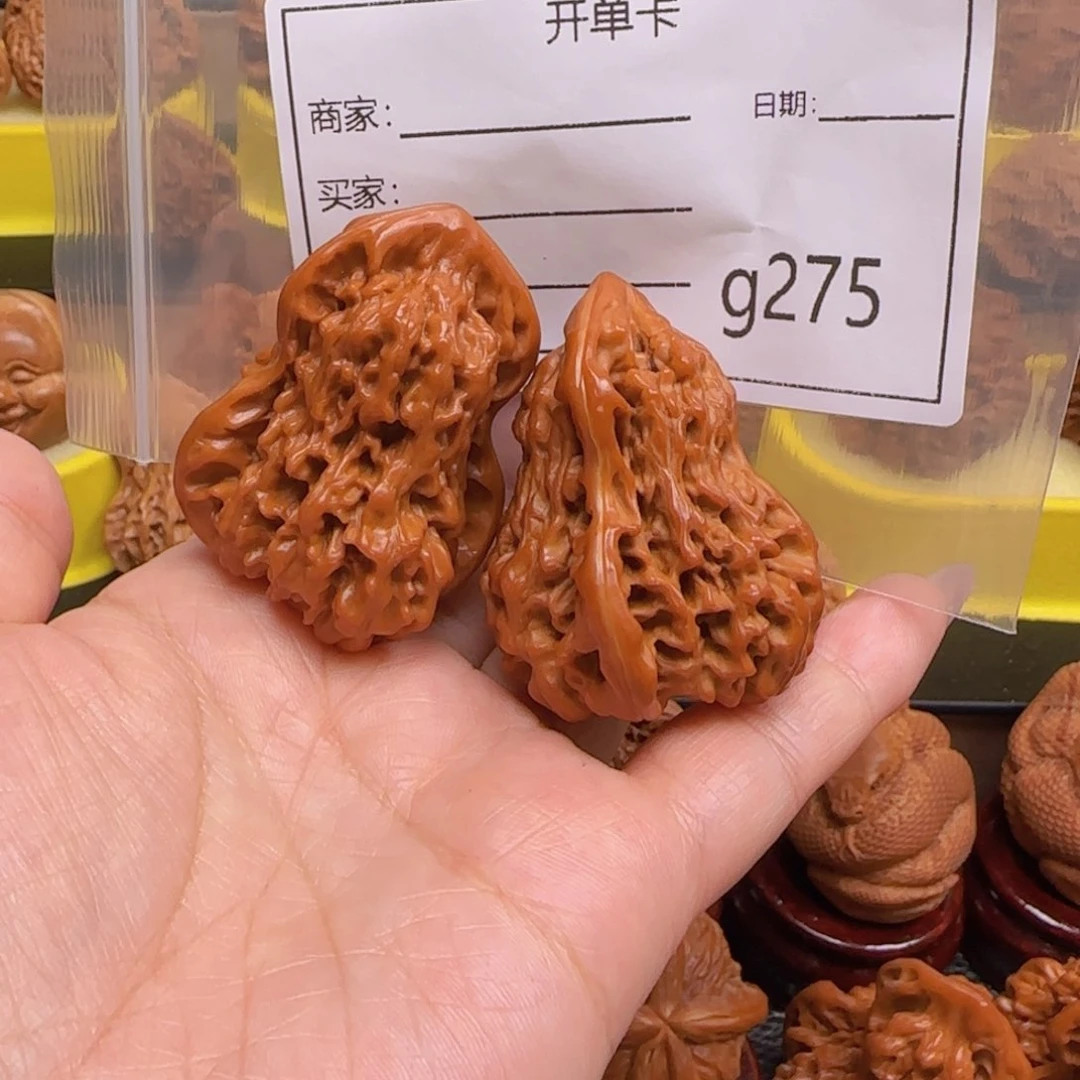 猴头核桃把件闲**鹤文玩