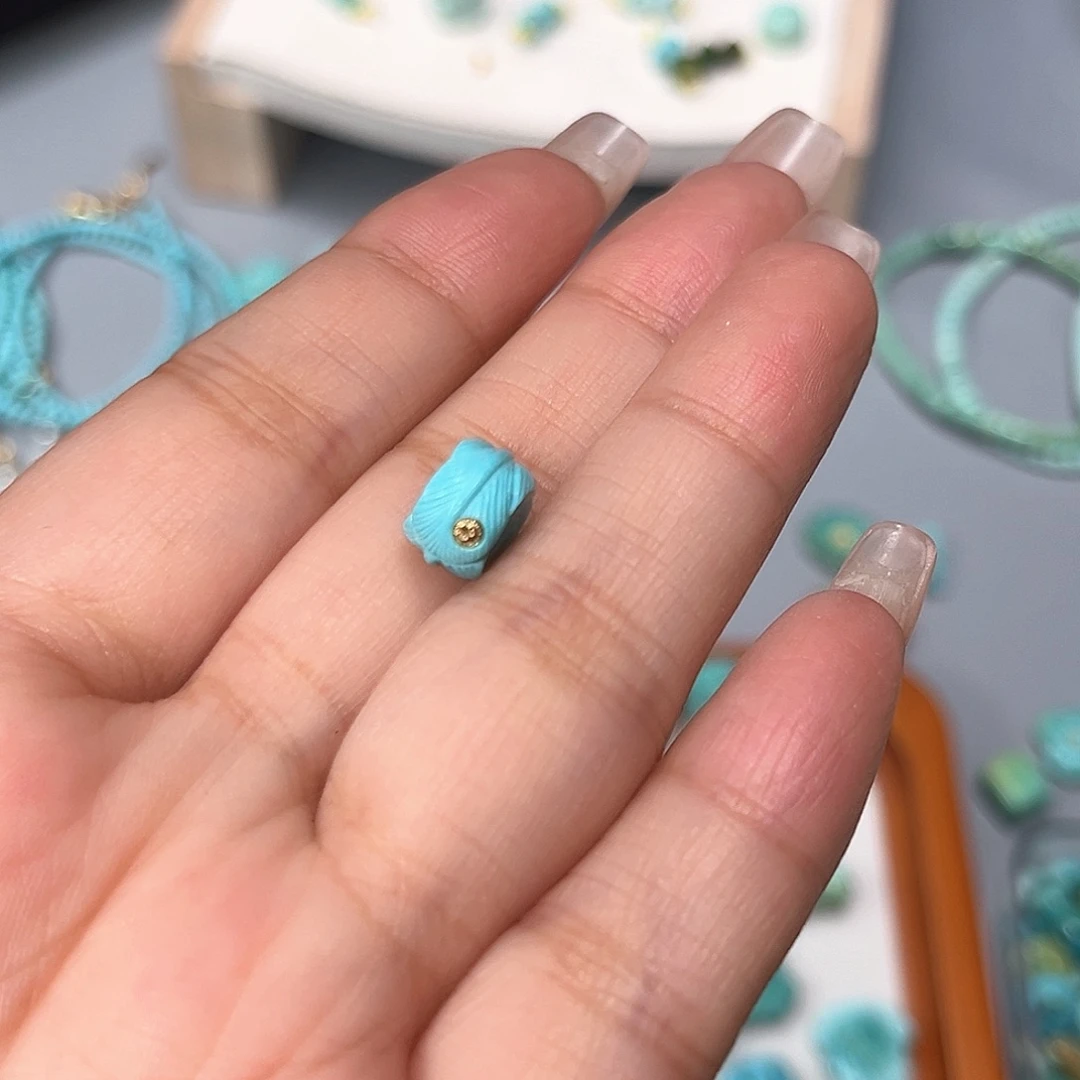 绿松石未镶嵌珠宝半成品