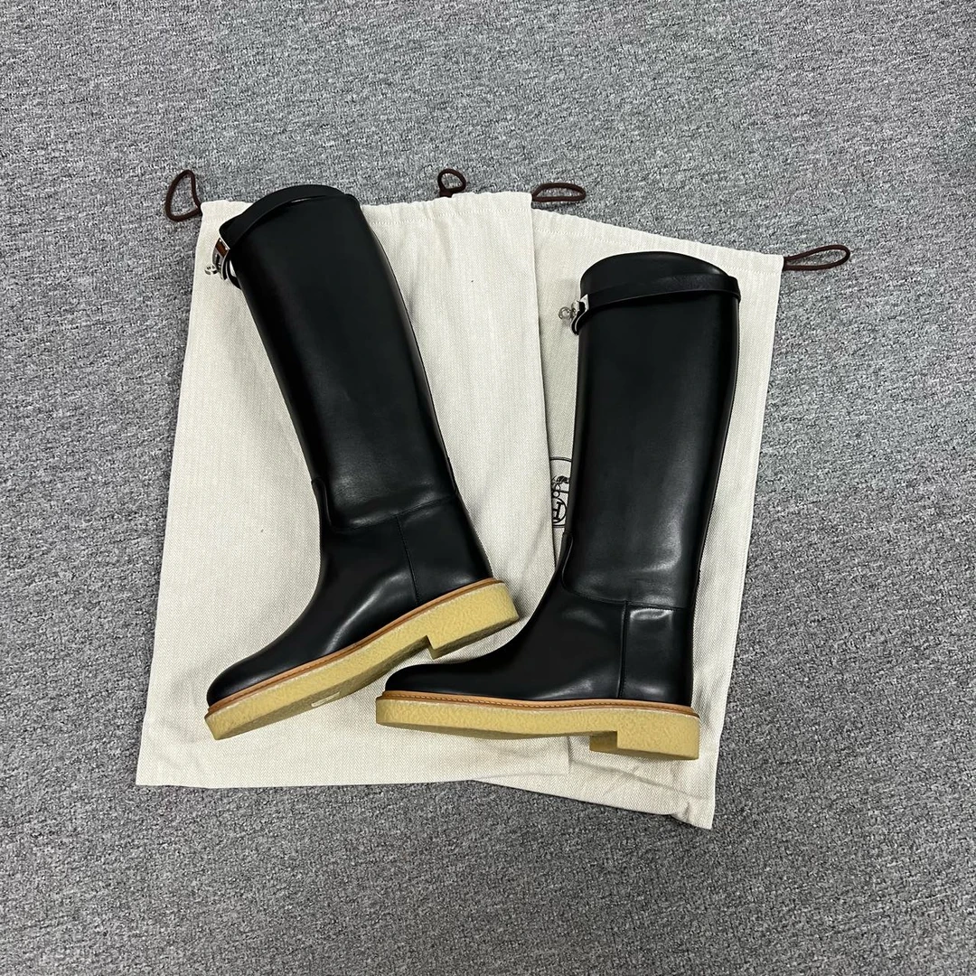 99新 Hermes/爱马仕 爱马仕 骑士靴36码