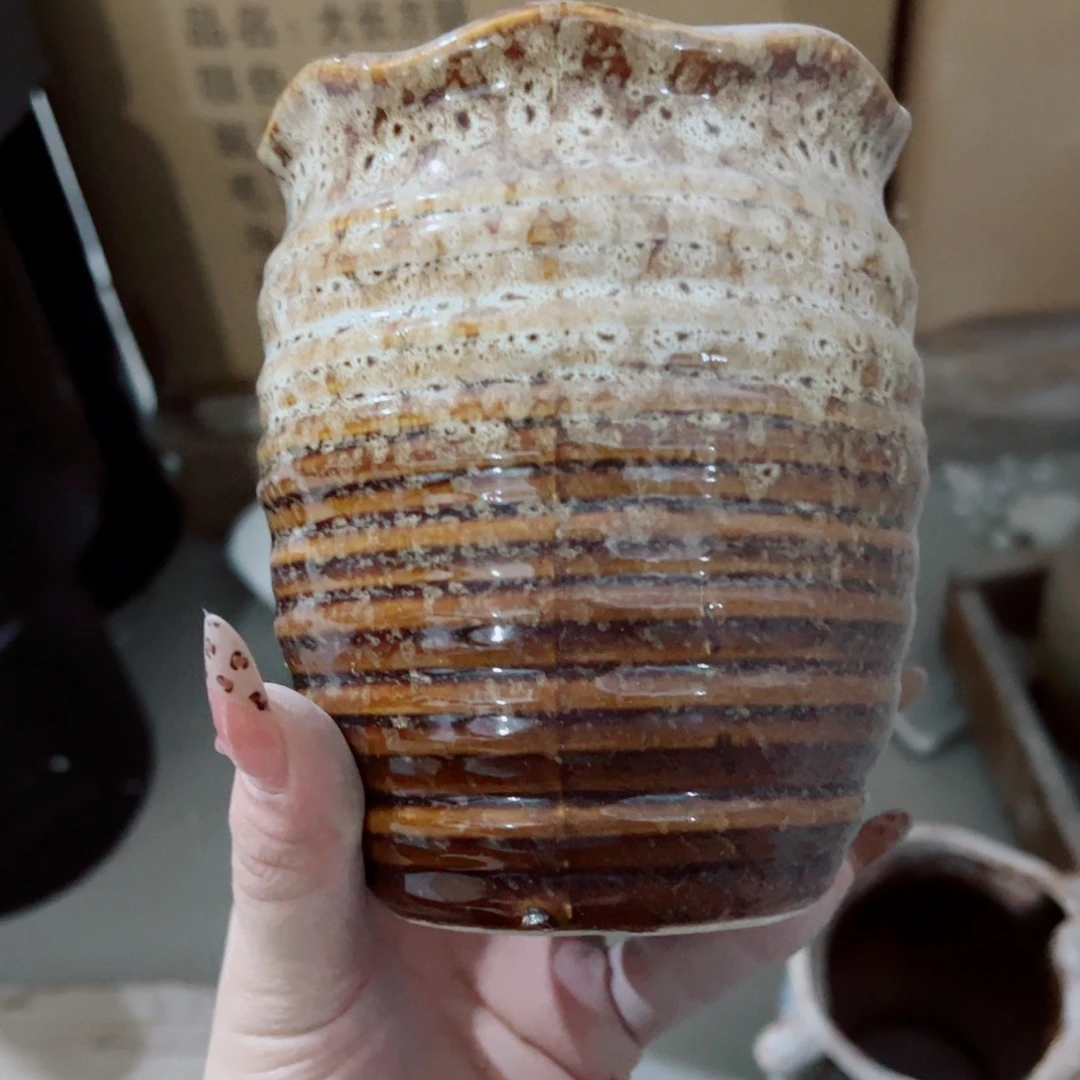有孔陶瓷花盆，满10米包邮发货