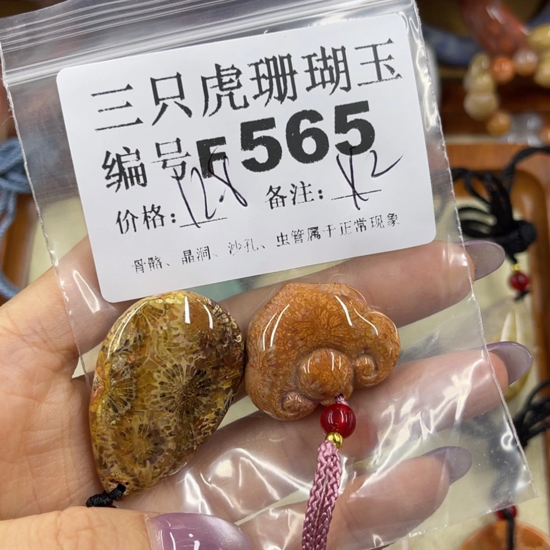 X***姨未镶嵌h硅化珊瑚（珊瑚玉）