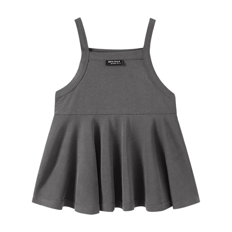 A122儿童灰色连衣裙