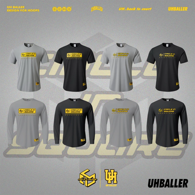 UHBALLER杨皓喆2.0联名Cis体育运动训练篮球美式短袖长袖速干吸湿