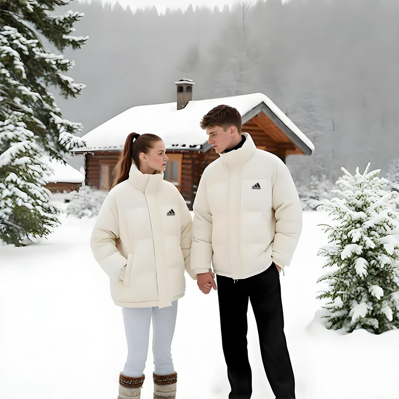 情侣款加厚防风防水运动休闲棉服宽松冬季韩版潮流棉8805#