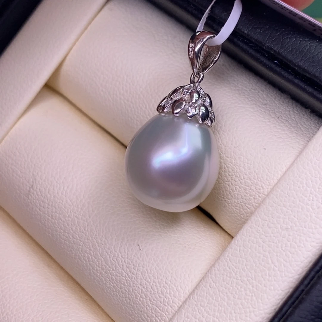颈饰银S925镶嵌海水珍珠