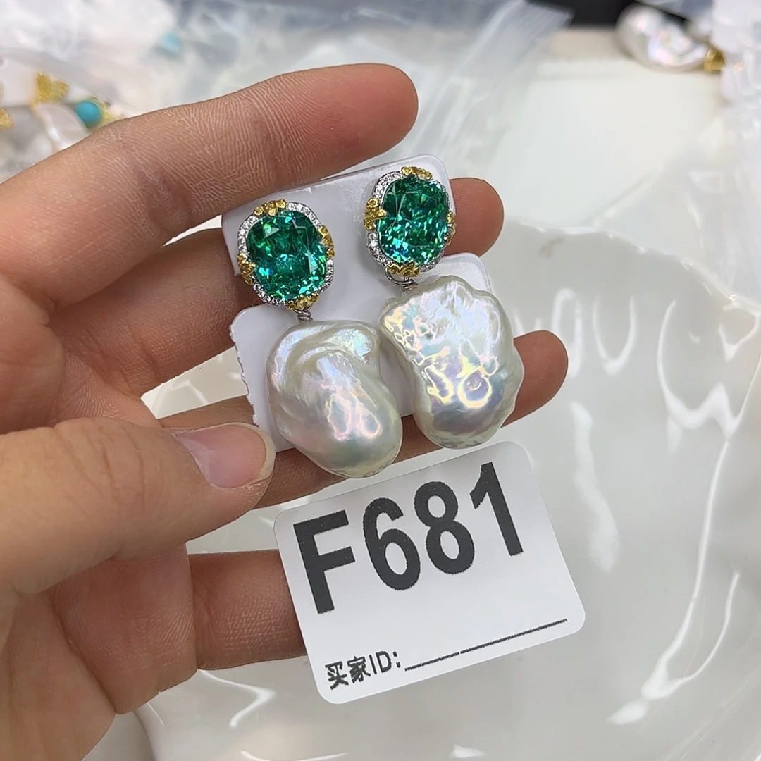 耳饰淡水珍珠合金