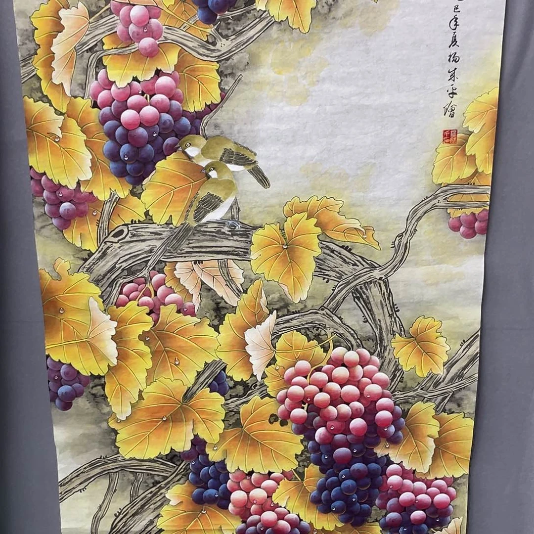 国画纯手绘字画宣纸